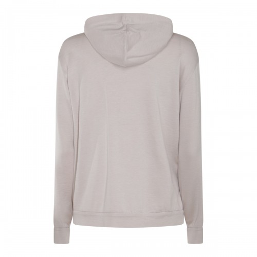 BEIGE COTTON SWEATSHIRT