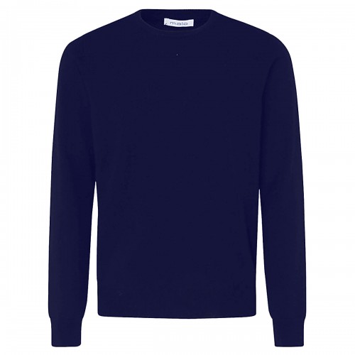 BLUE WOOL KNITWEAR