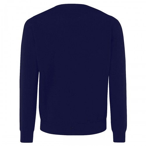 BLUE WOOL KNITWEAR