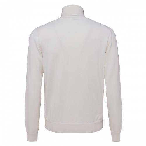 WHITE WOOL KNITWEAR