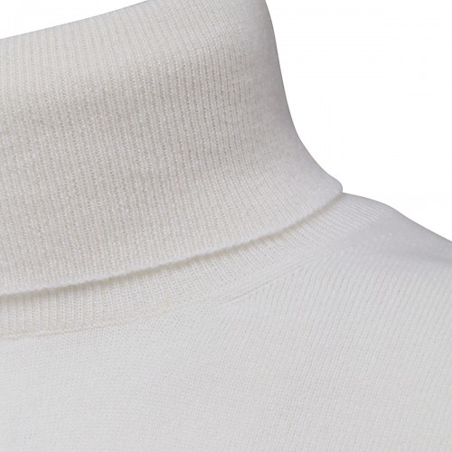 WHITE WOOL KNITWEAR