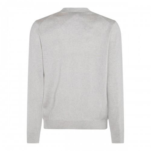 LIGHT GREY WOOL KNITWEAR