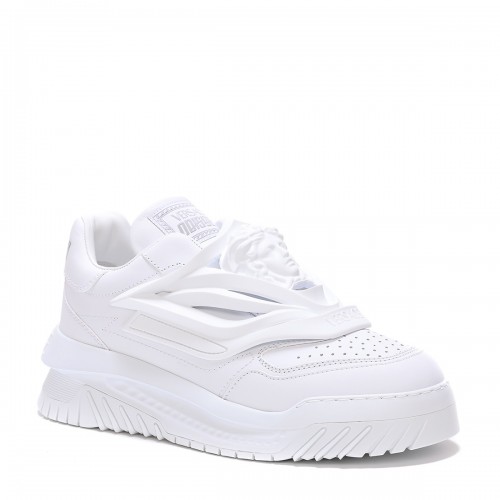 WHITE LEATHER ODISSEA SNEAKERS