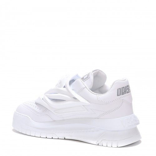 WHITE LEATHER ODISSEA SNEAKERS