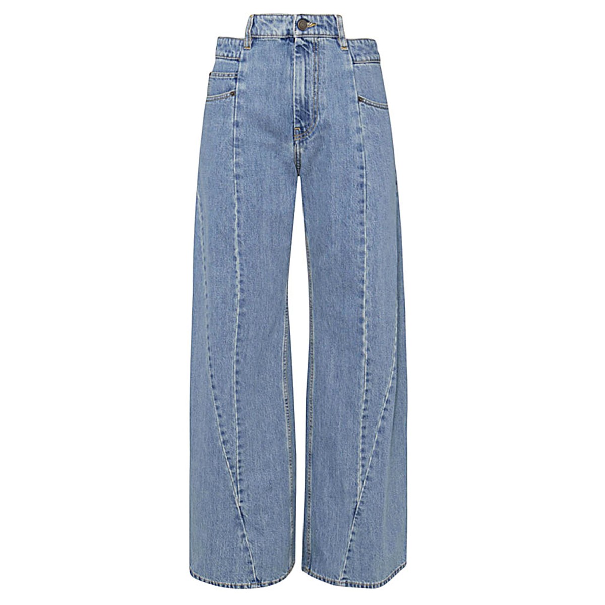 LIGHT BLUE COTTON JEANS