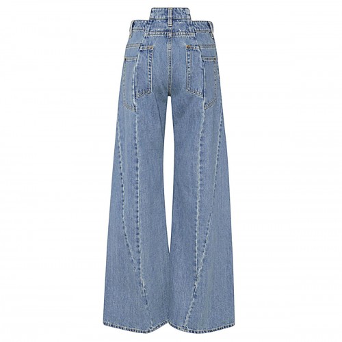 LIGHT BLUE COTTON JEANS