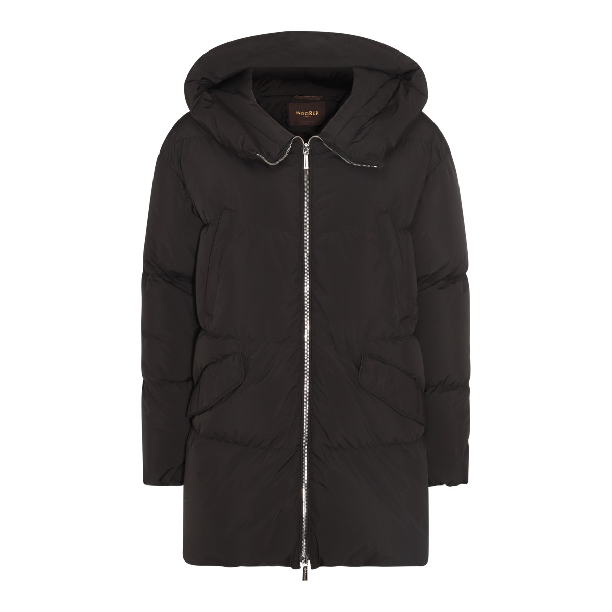 BLACK WOOL CALLIOPE DOWN JACKET