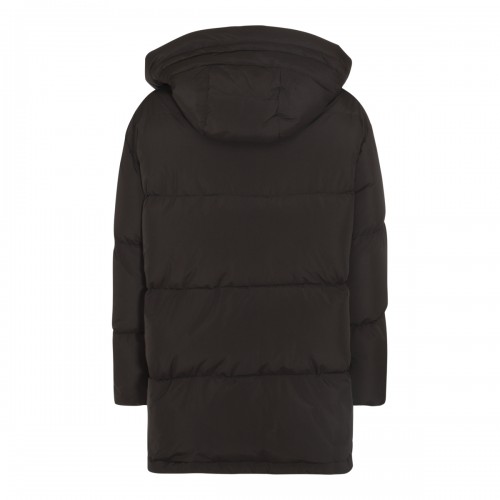 BLACK WOOL CALLIOPE DOWN JACKET