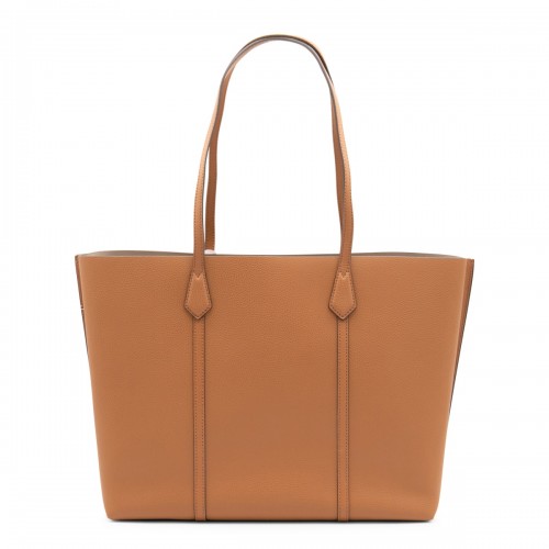 LIGHT AMBER LEATHER PERRY TOTE BAG