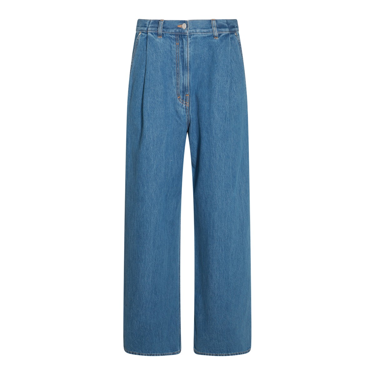 BLUE COTTON DENIM JEANS