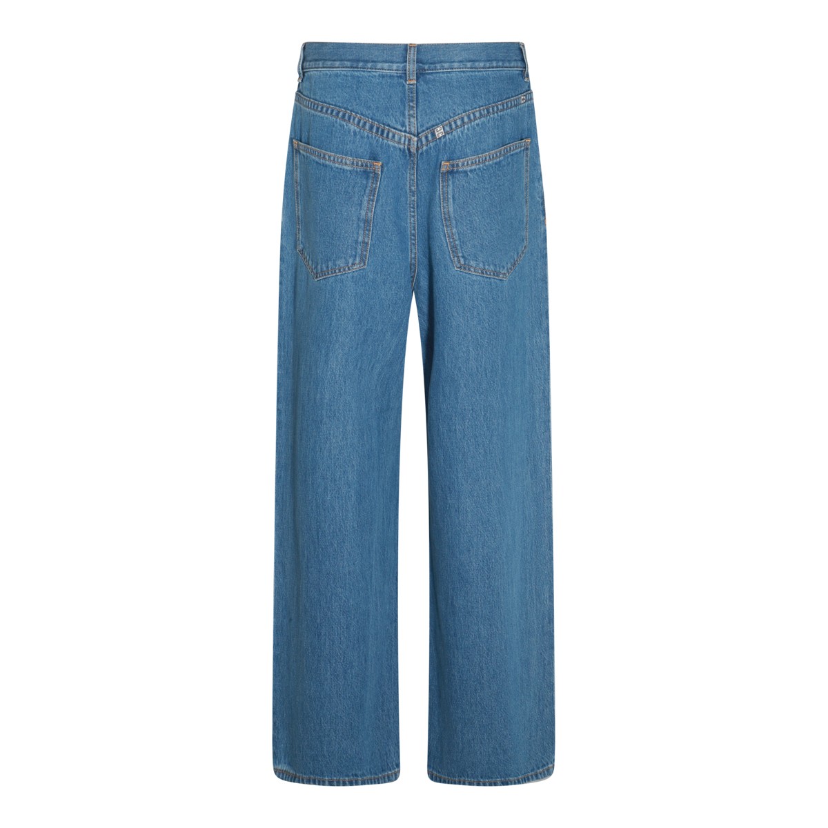 BLUE COTTON DENIM JEANS BLUE COTTON DENIM JEANS