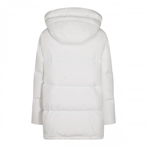 WHITE WOOL CALLIOPE DOWN JACKET