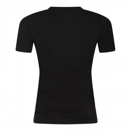 BLACK COTTON T-SHIRT