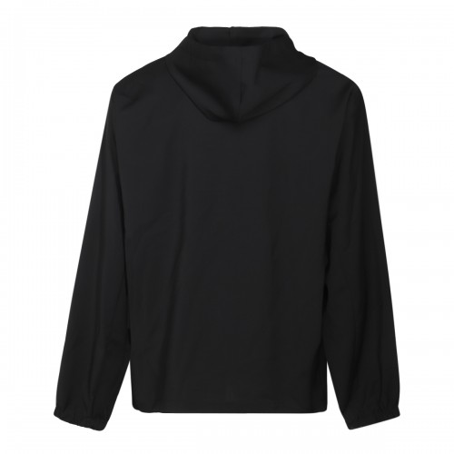 BLACK WOOL SWEATSHIRT