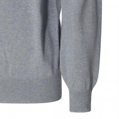 GREY CASHMERE PULLOVER