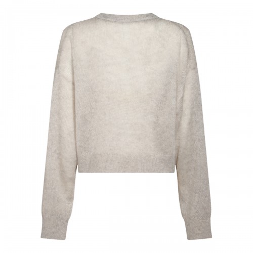 GREY WOOL KNITWEAR