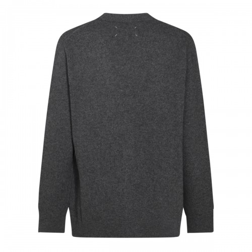 GREY WOOL KNITWEAR