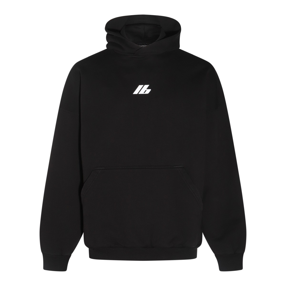 BLACK COTTON SWEATSHIRT