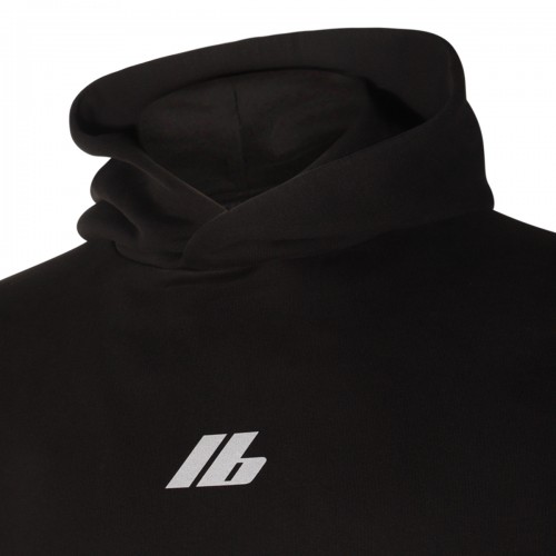 BLACK COTTON SWEATSHIRT