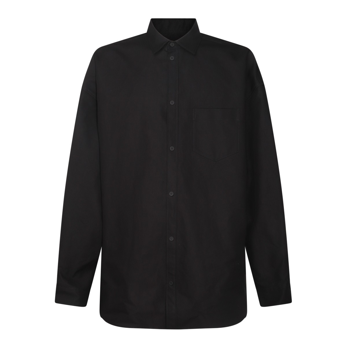 BLACK COTTON SHIRT