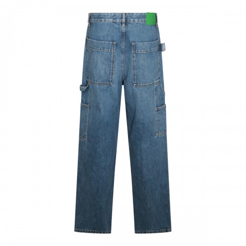 MID BLUE COTTON PANTS