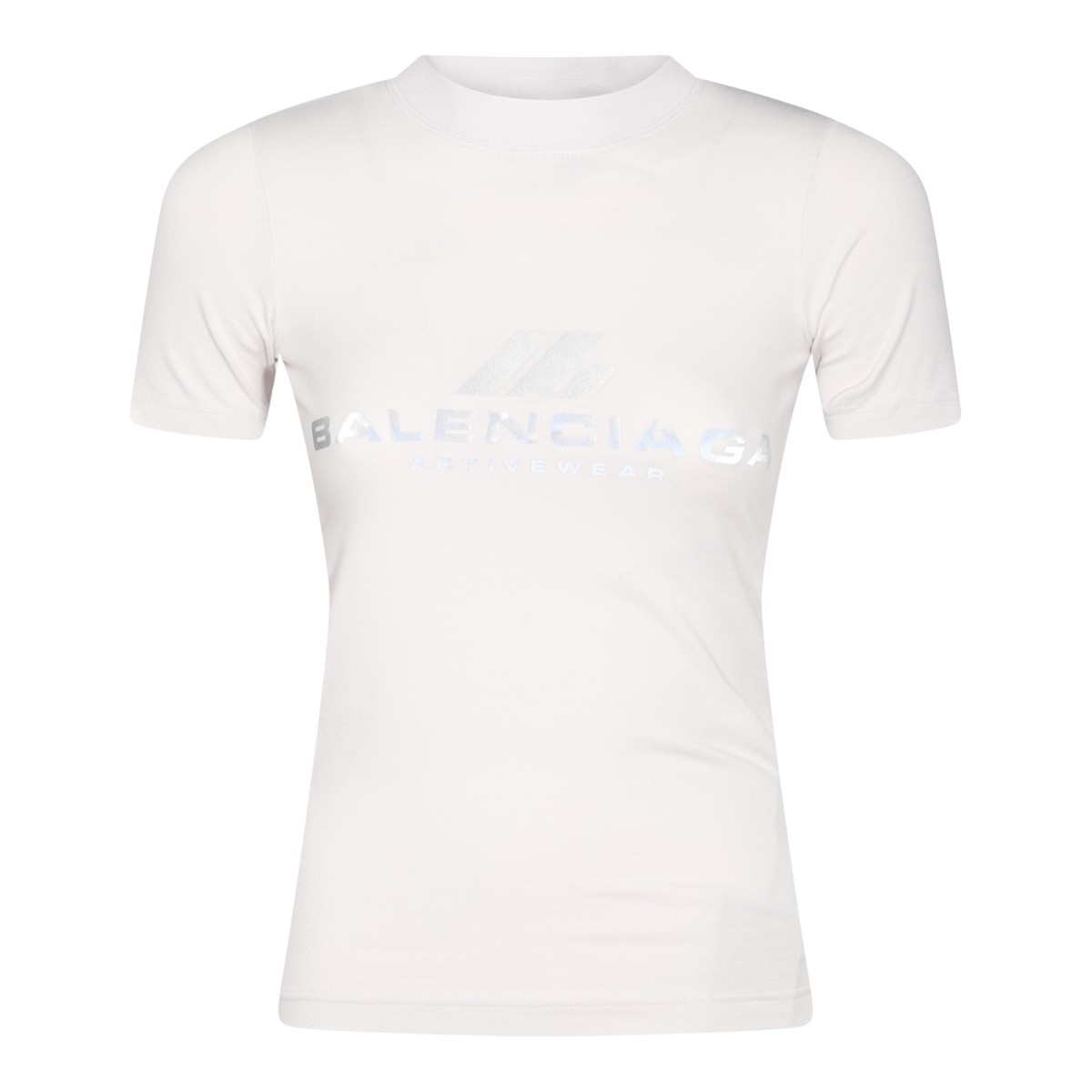 WHITE COTTON T-SHIRT