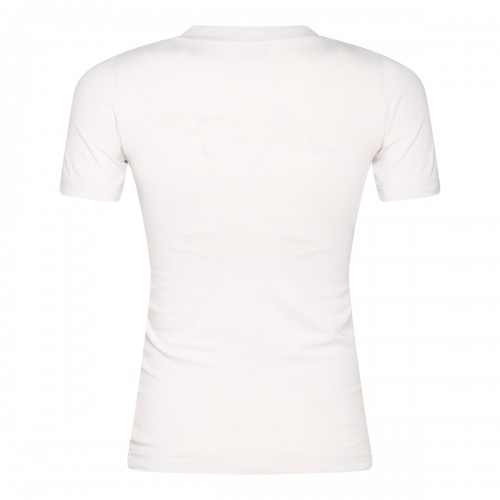 WHITE COTTON T-SHIRT