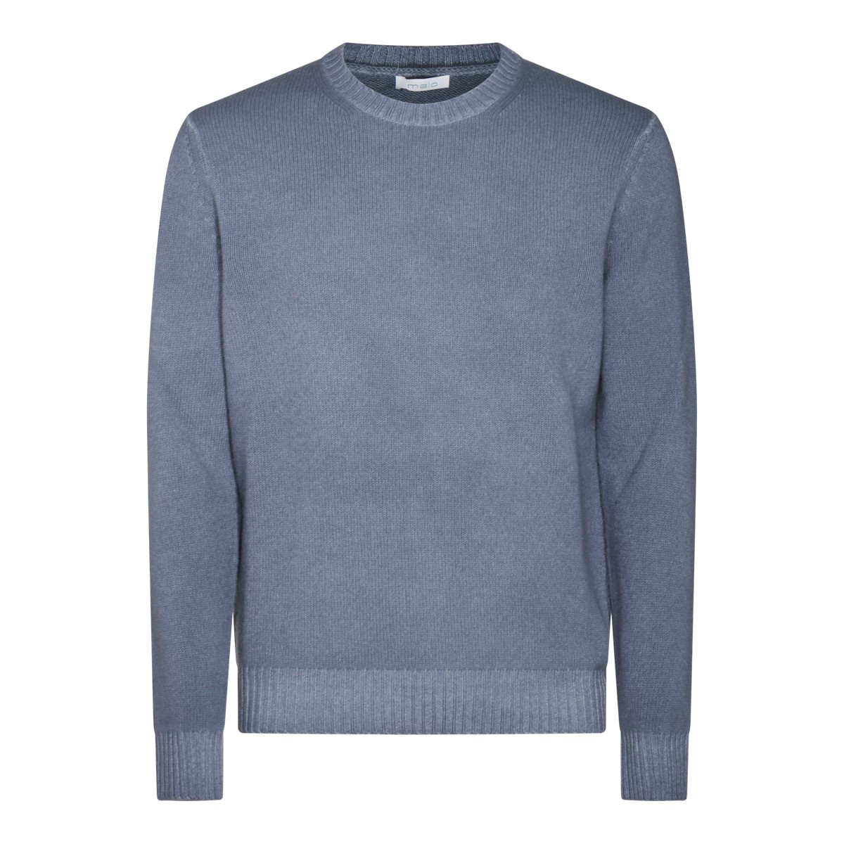 BLUE WOOL KNITWEAR