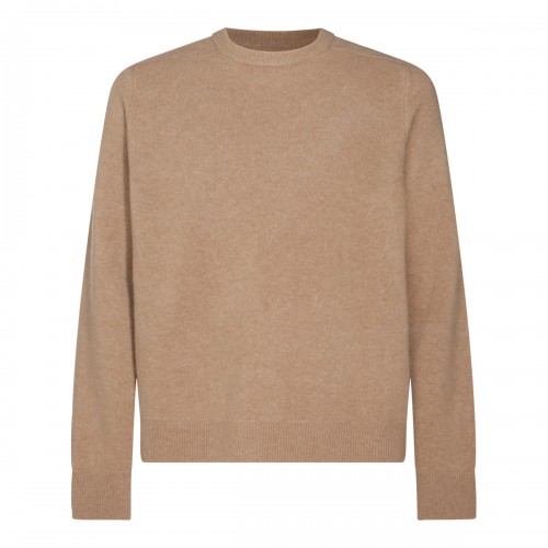 BEIGE WOOL KNITWEAR