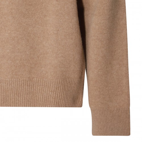 BEIGE WOOL KNITWEAR