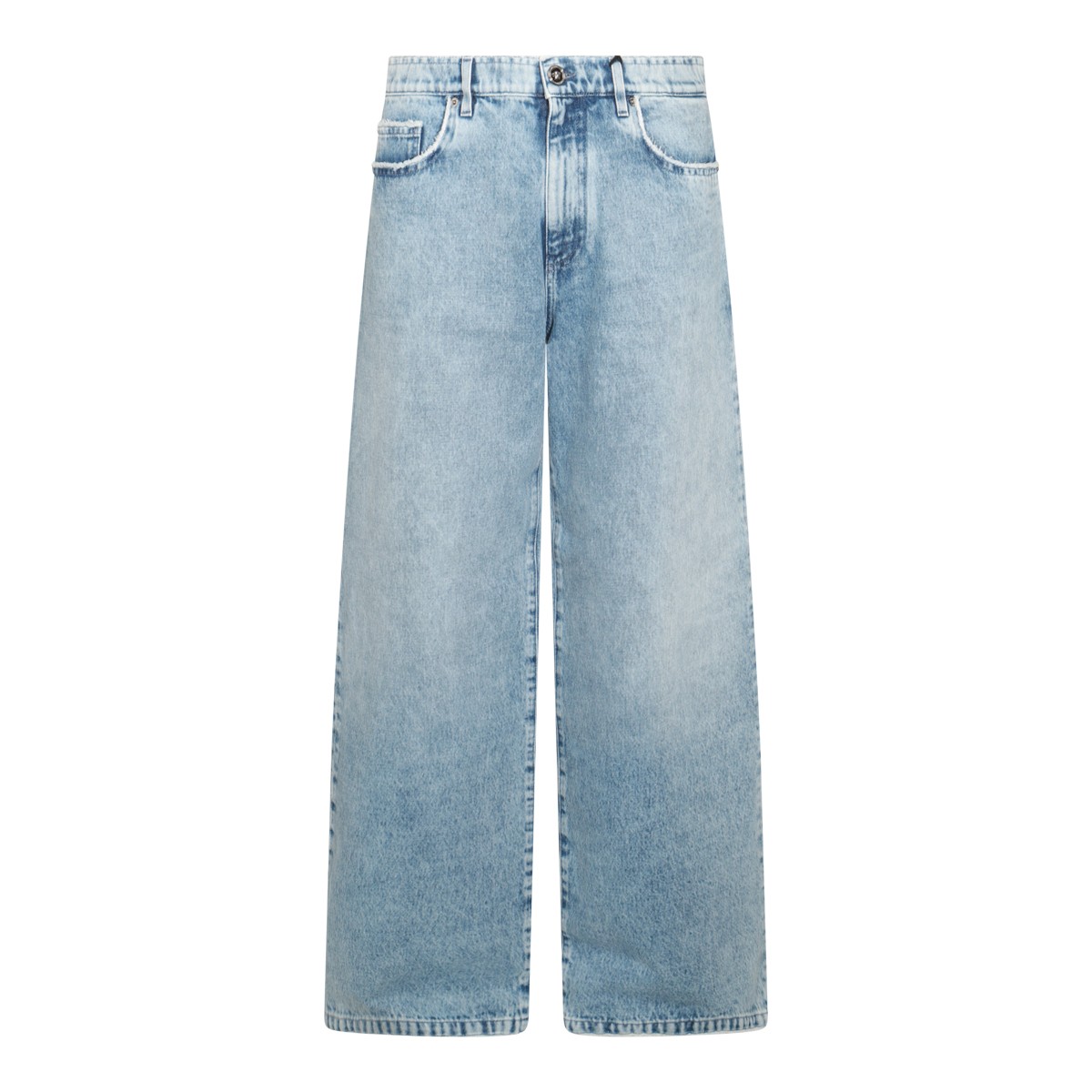 LIGHT BLUE COTTON JEANS