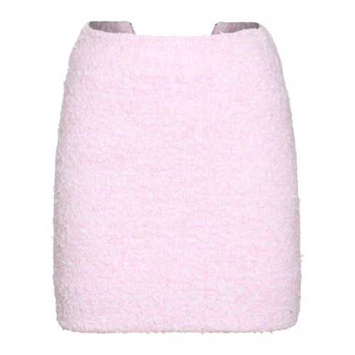 PINK COTTON MINI SKIRT