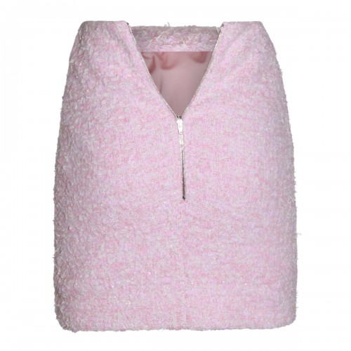 PINK COTTON MINI SKIRT