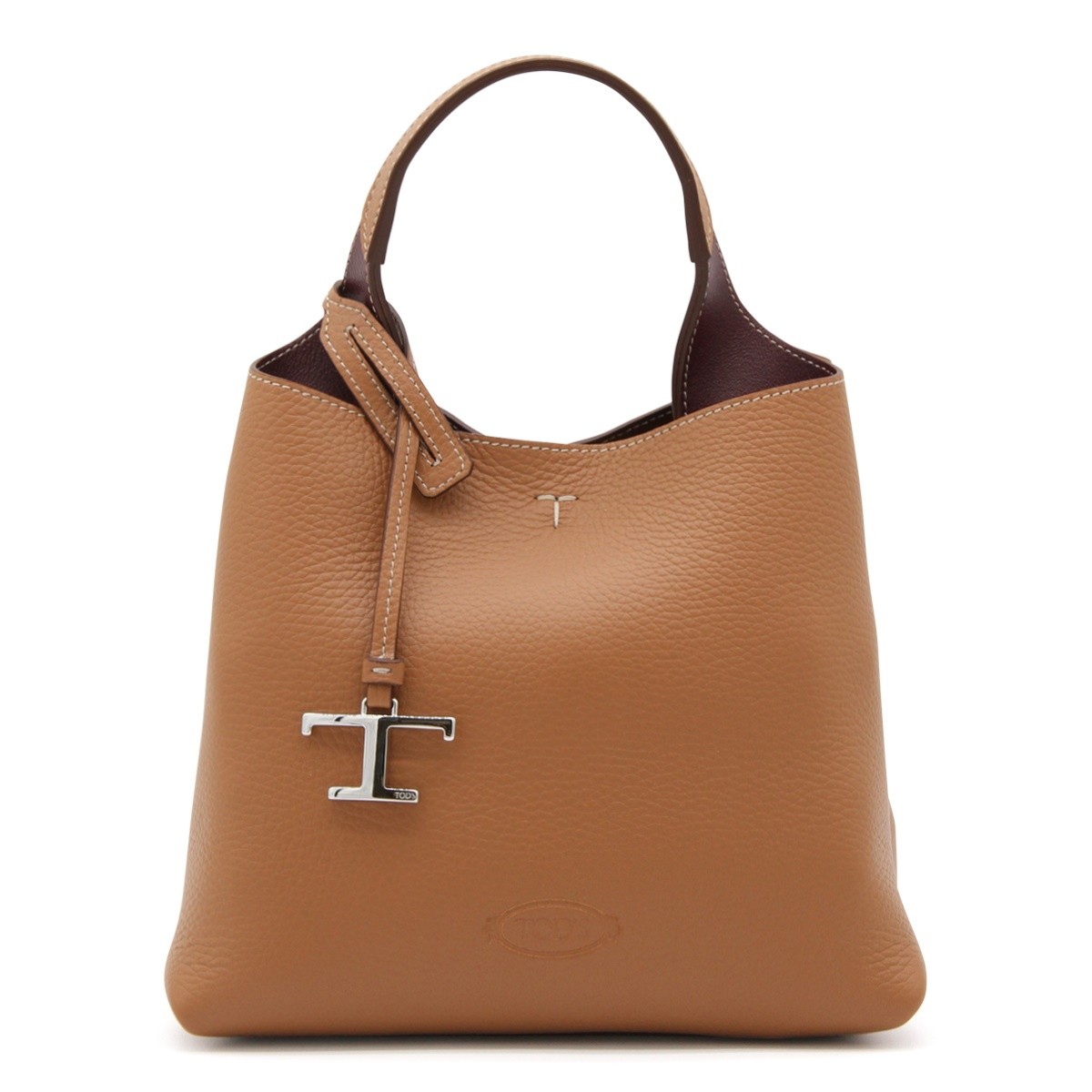 BROWN LEATHER TOTE BAG