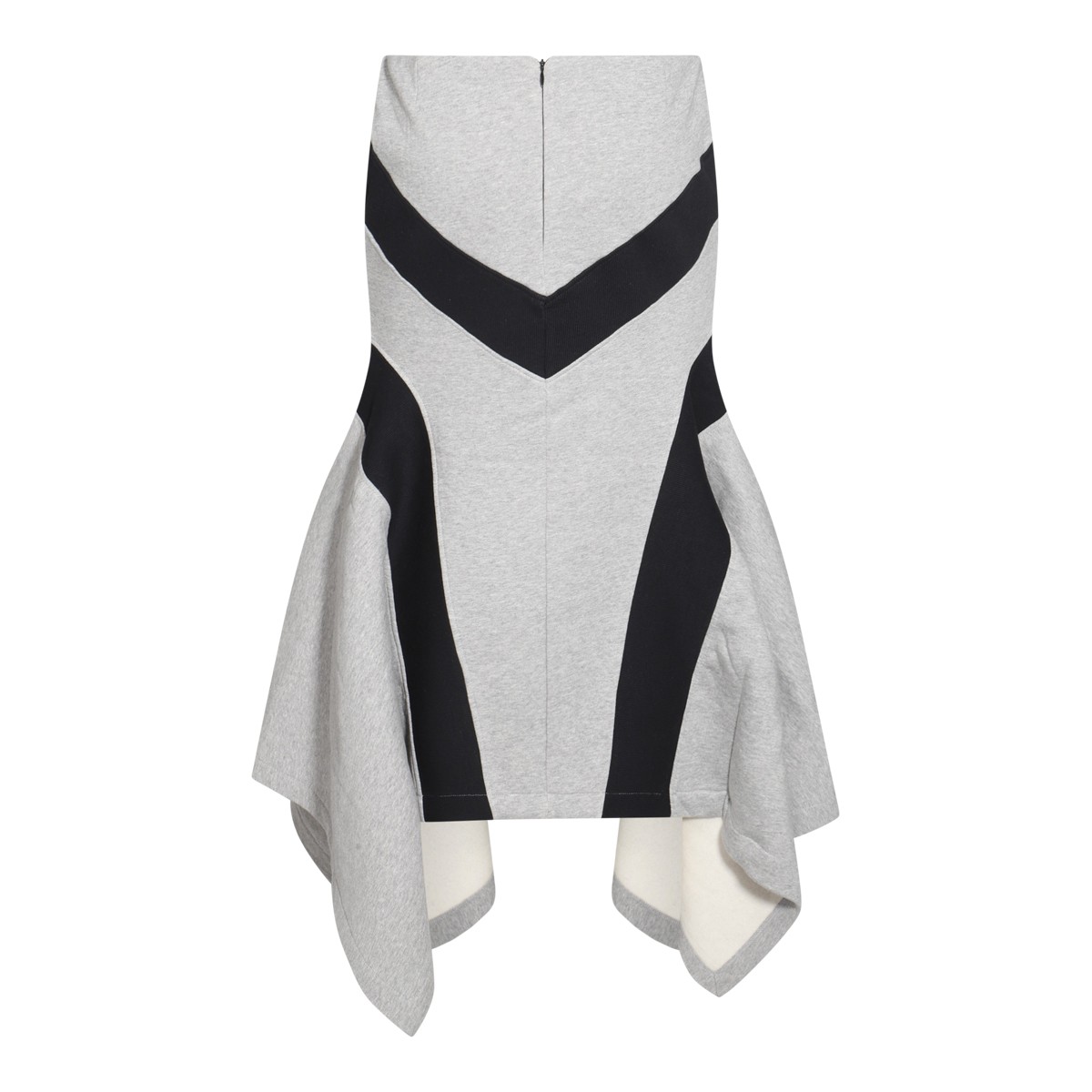 GREY COTTON SKIRT