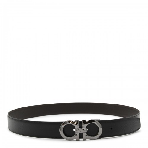 BLACK LEATHER BELT