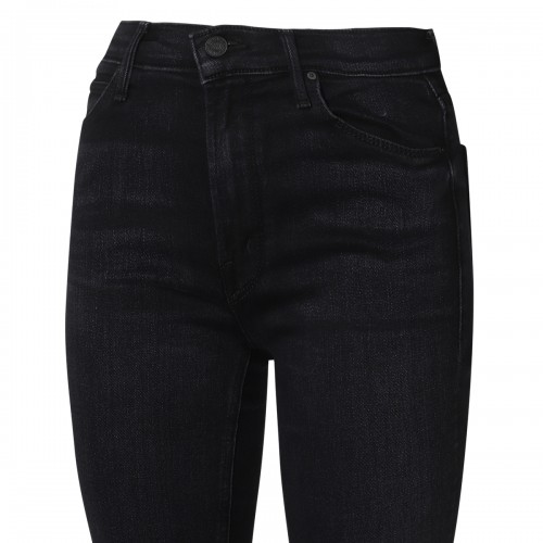 BLACK COTTON JEANS