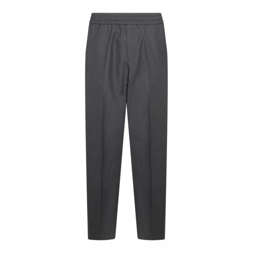 GREY VISCOSE PANTS