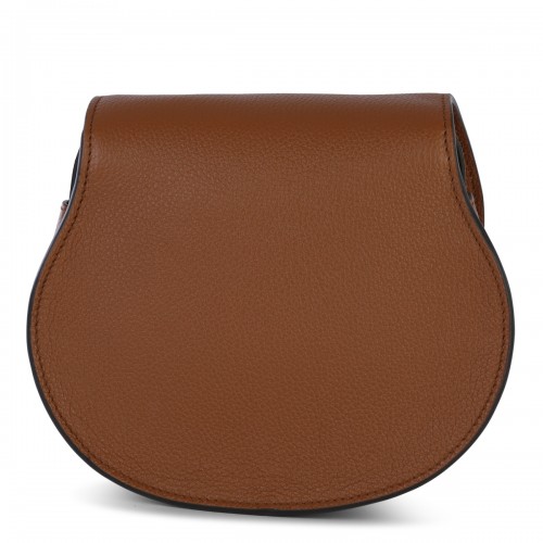 TAN LEATHER MARCIE SMALL SHOULDER BAG