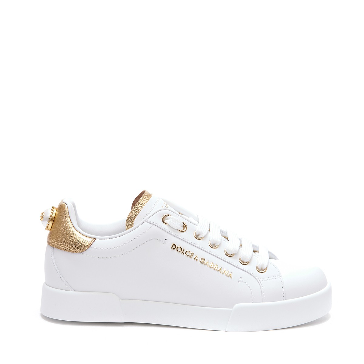 WHITE LEATHER SNEAKERS