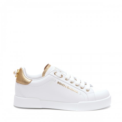 WHITE LEATHER SNEAKERS