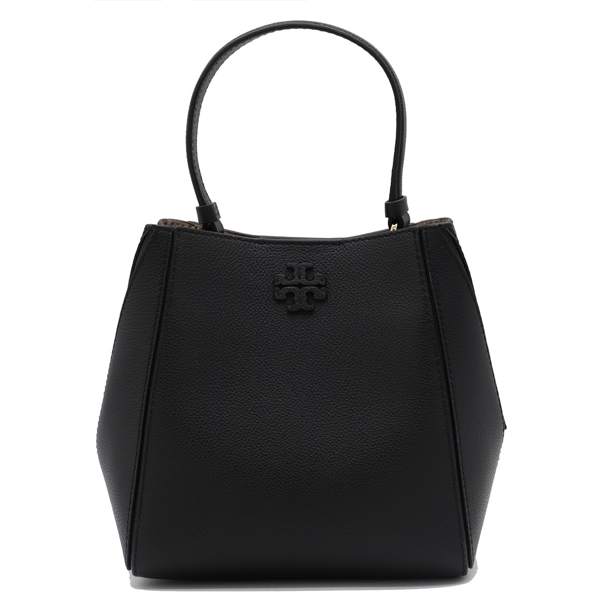 BLACK LEATHER SATCHEL