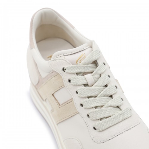 WHITE LEATHER SNEAKERS