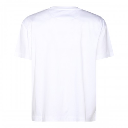 WHITE COTTON T-SHIRT