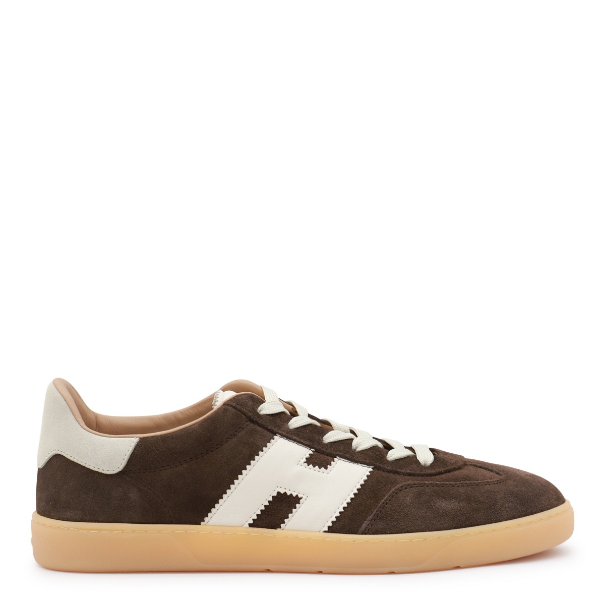 BROWN LEATHER SNEAKERS