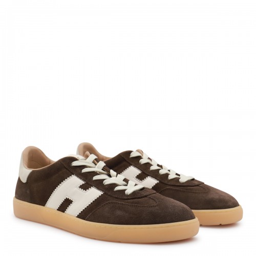 BROWN LEATHER SNEAKERS