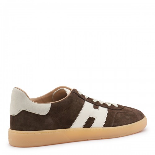 BROWN LEATHER SNEAKERS