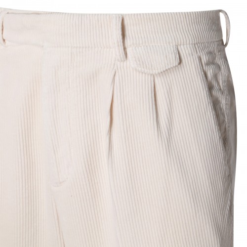 WHITE COTTON PANTS