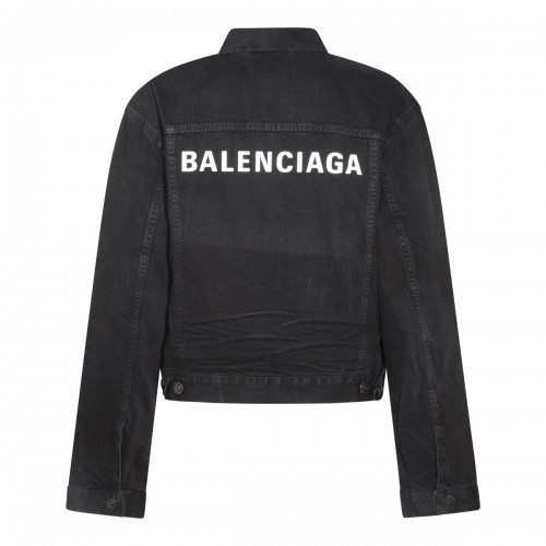 BLACK COTTON CASUAL JACKET 2