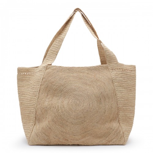 NATURAL RAFFIA TOTES